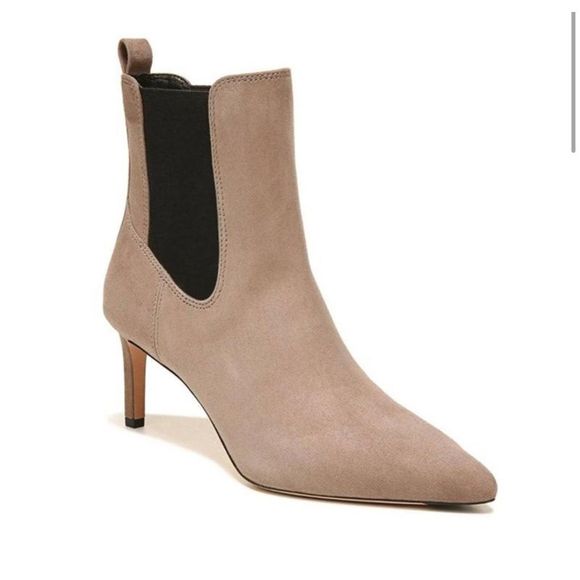 VERONICA BEARD Leeland Pointed Toe Chelsea Boot Tan Taupe Size 9.5